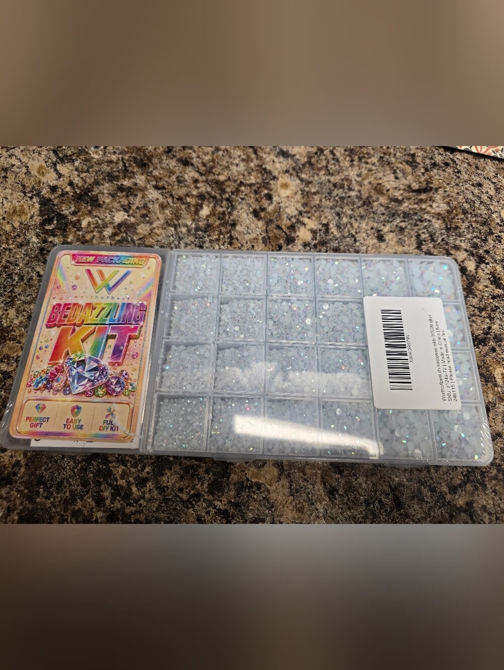 Bedazzling Kit White AB Crystal